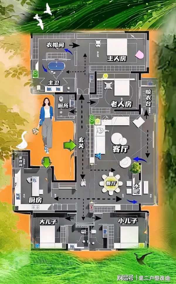 嘉正网 240㎡一个偷光老黄牛，改造出晒不完阳光，演一曲长歌到敦煌！